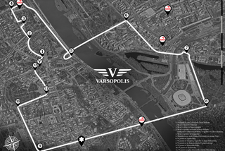 Varsopolis - mapa przejazdu