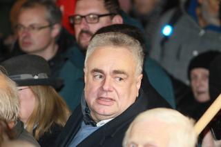 Protest przed siedzibą TVP 