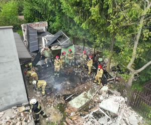 Po wybuchu zawalił się strop! Jedna osoba nie żyje. Tragedia w Dąbrowie Górniczej