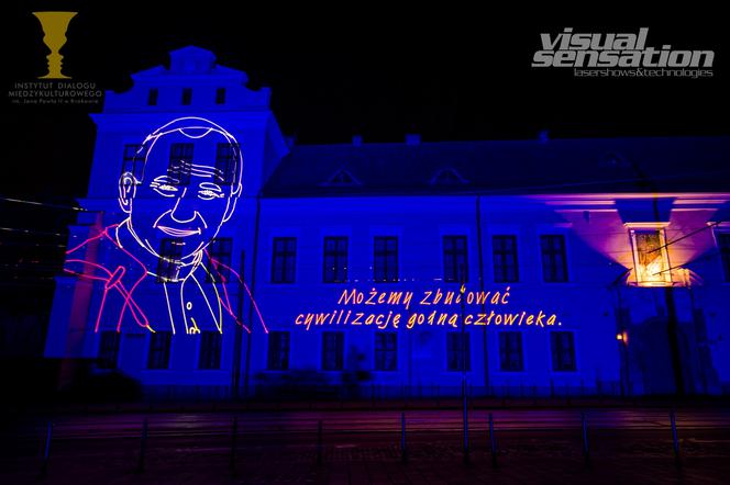 Kraków Animacja Laserowa Jan Paweł II 2020