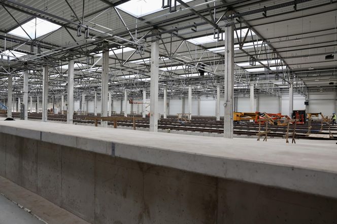 Byliśmy na placu budowy STP Karolin. Tu powstaje wielka sypialnia dla pociągów metra