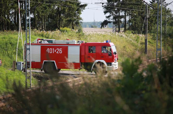 WYPADEK POCIĄGU Warszawa – Katowice w BABACH