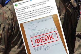 Ukraina dementuje rosyjski fake news - DOTYCZY POLSKI!