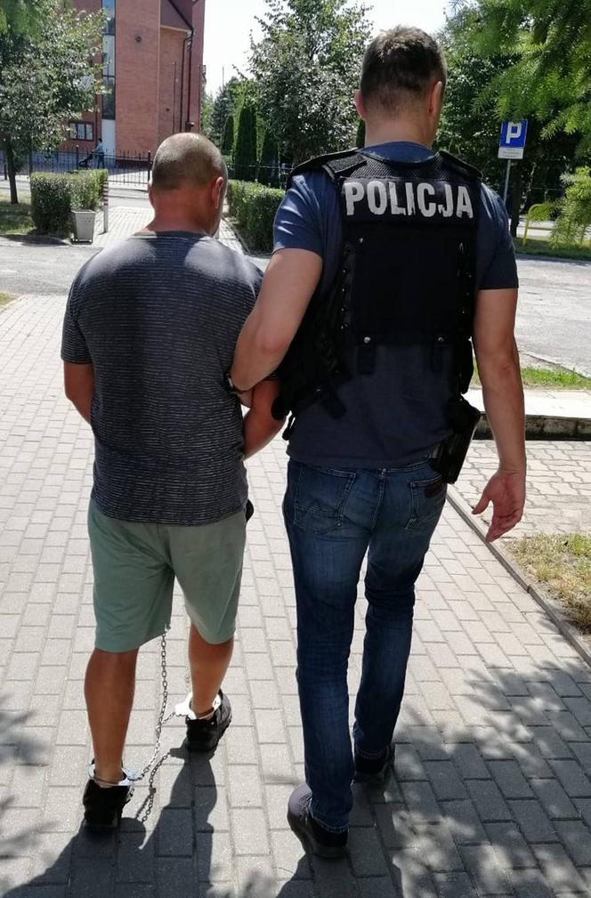 Policjantom uciekł, ale złapały go policjantki.  Ich zdjęcia tylko u nas