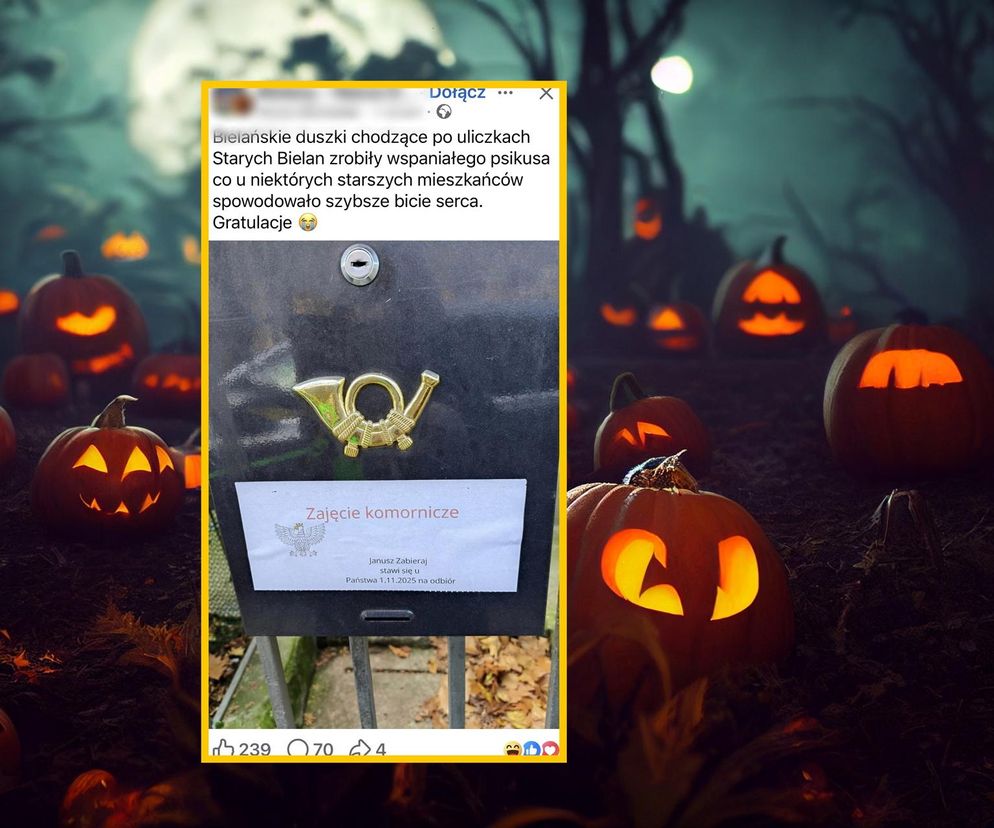12-letni komornicy przyprawili sąsiadów o zawał. Janusz Zabieraj i halloweenowe zajęcie komornicze na Bielanach