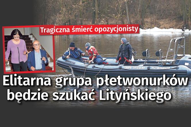 Elitarna grupa płetwonurków będzie szukać Lityńskiego