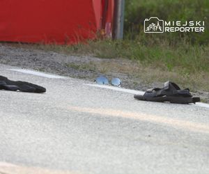 Koszmar w Nasielsku. Wpadł pod ciężarówkę. Pieszy nie miał żadnych szans