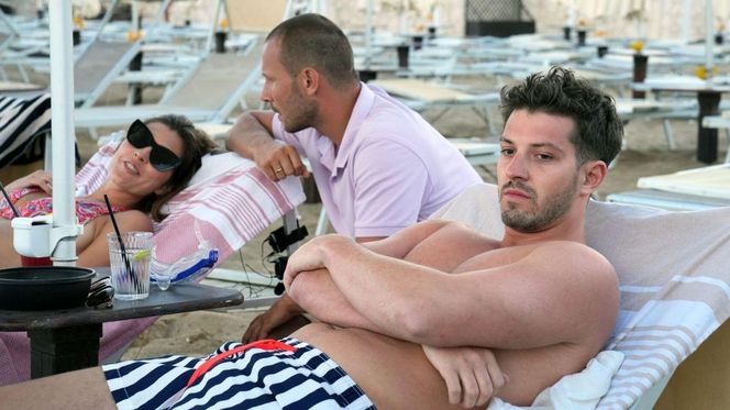 	Barwy szczęścia odc. 3144. Justin (Jasper Sołtysiewicz), Regina (Kamila Kamińska), Franek (Mateusz Banasiuk)