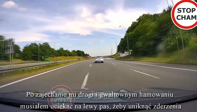 Autostrada A4. Drogowy szeryf filmuje własne wykroczenie