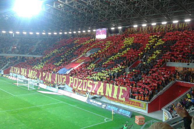 Trybuna na stadionie Jagielloni