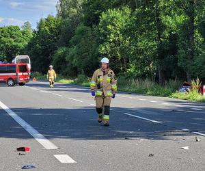 Wpadek na DK2 w pobliżu Zbuczyna