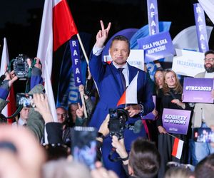 Wiec Rafała Trzaskowskiego po debacie