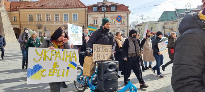 Ulicami Lublina przeszła po raz 6 Manifa. Tym razem - w geście solidarności z Ukrainą