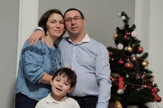Oleg Sakajew z Ukrainy z rodziną znalazł schronienie w Kielcach