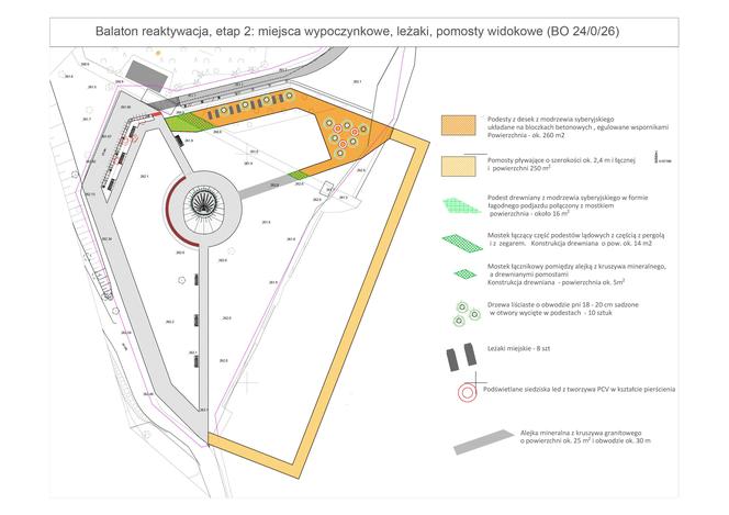 Projekt modernizacji otoczenia sosnowieckiego Balatonu