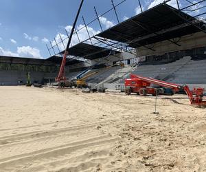 Nowy stadion GKS w Katowicach. Budowa