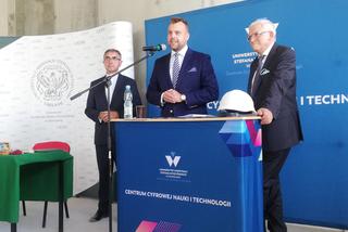 Wmurowanie kamienia węgielnego pod budynek Multidyscyplinarnego Centrum Badawczego