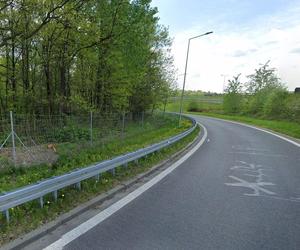 Zakręt mistrzów w Katowicach, zjazd z DK86 na autostradę A4