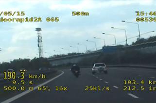 SZOK! Pijany motocyklista uciekał przed śląską policją z prędkością ponad 200 km/h!