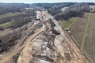 Budowa S74 Kielce - Mniów. Marzec 2025