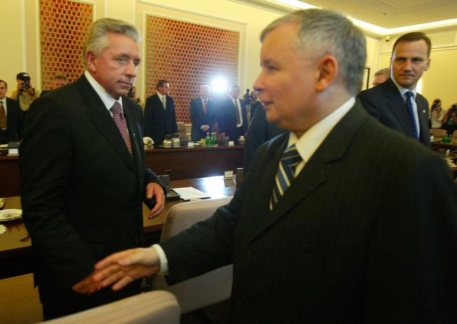 Jarosław Kaczyński, Andrzej Lepper