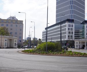Budynki Rogatek Mokotowskich na pograniczu Mokotowa i Śródmieścia w Warszawie