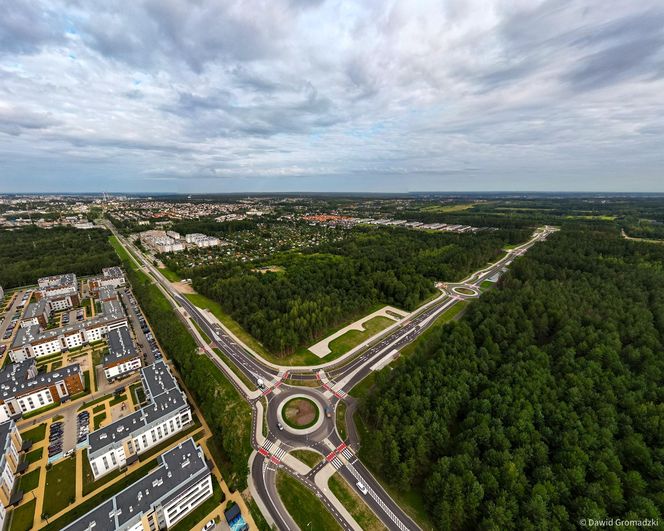 Nowa droga na osiedlu Bagnówka w Białymstoku