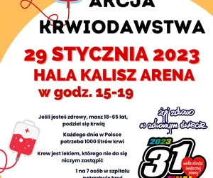 Kalisz. Podziel się krwią podczas finału WOŚP