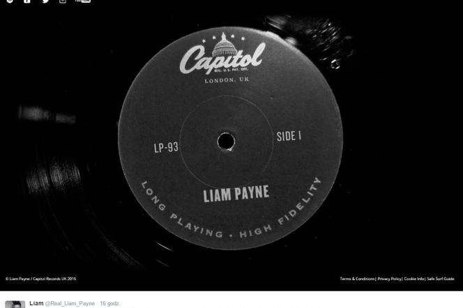 Liam Payne ogłosił początek solowej kariery
