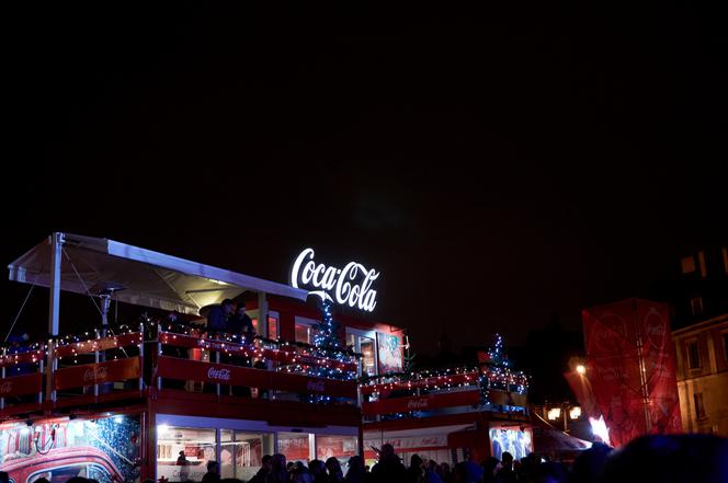 Ciężarówki Coca - coli w Lublinie
