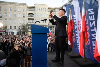 Wiec Sławomira Mentzena w Poznaniu