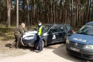 Koronawirus na lesnych ścieżkach. Policja i leśnicy na wspólnych patrolach