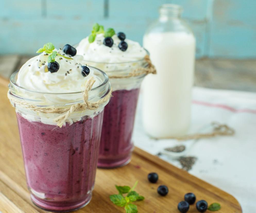 jagodowa kawa mrożona