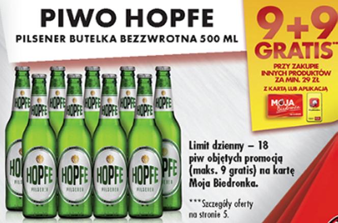 piwo Hopfe 9+9 gratis