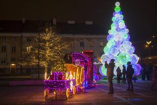 Świąteczne iluminacje w Warszawie