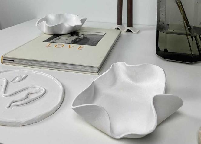 DIY: minimalistyczna misa z masy samoutwardzalnej air dry clay