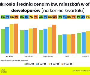 RAPORT - Ceny nowych mieszkań - grudzień 2023 (wstępne dane)