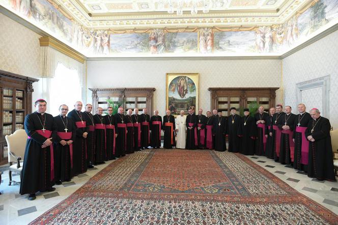 Trzecia grupa polskich biskupów spotkała się z papieżem. O czym rozmawiali?