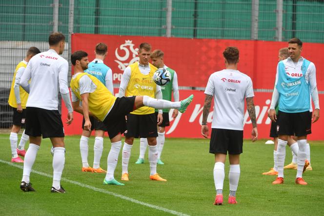 Trening piłkarskiej reprezentacji Polski