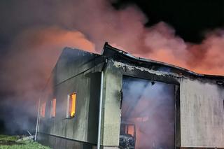 Milionowe straty po ogromnym pożarze w Jędrychowie niedaleko Iławy