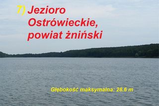 Ranking najgłębszych jezior kujawsko-pomorskiego