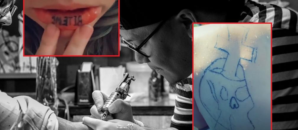 Kto im to zrobił? Użytkownicy TikToka chwalą się NAJGŁUPSZYMI tatuażami!