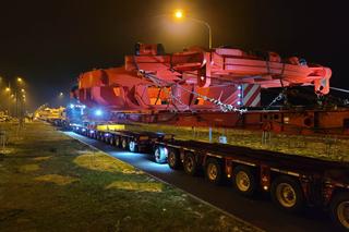 Powoli i do celu. Zobacz jak wielki „kret” wjechał do woj. lubelskiego 