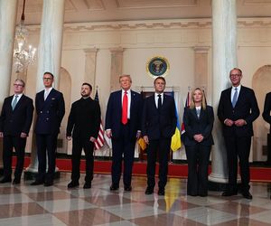 Spotkanie Zełeński - Trump w Białym Domu z udziałem europejskich liderów