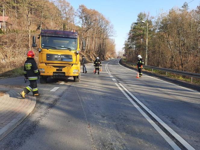 Czerniec. Koło ODPADŁO od ciężarówki! Trafiło w inny pojazd