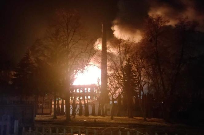 Nocny pożar na ul. Młodzianowskiej