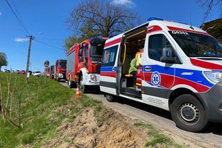 Wypadek busa pod Wejherowem