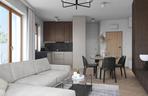 Mieszkanie w stylu modern glam