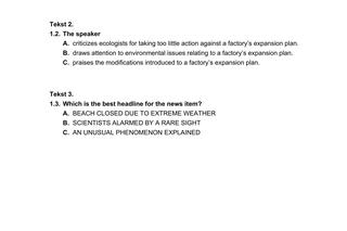 Matura 2024: angielski. Arkusze CKE i odpowiedzi. Poziom rozszerzony [Formuła 2015]