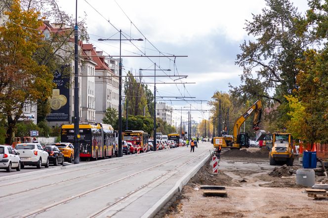 Budowa tramwaju do Wilanowa na kilka tygodni przed otwarciem